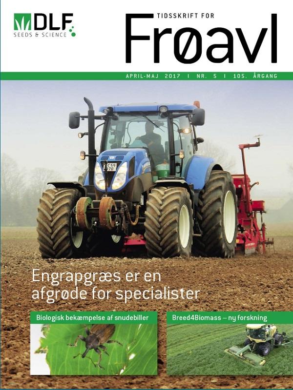 Forside fra Tidsskrift for Frøavl med traktor