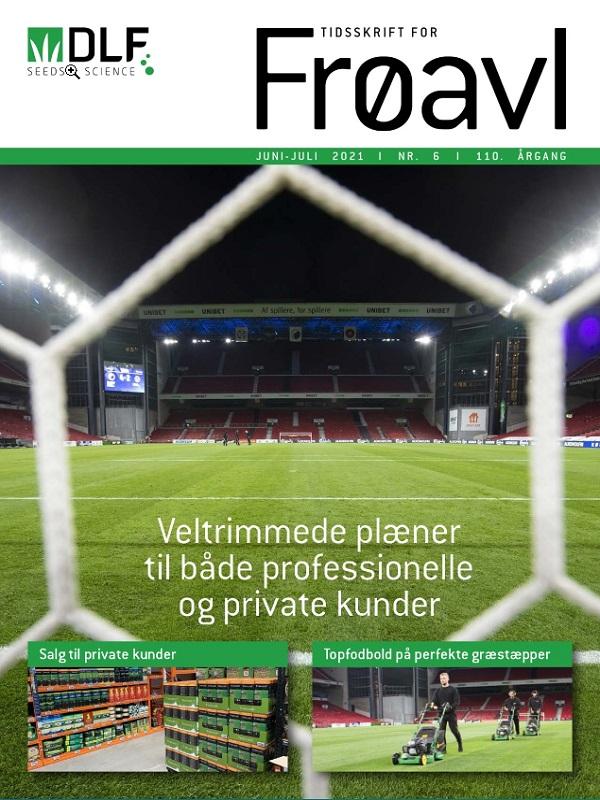 Forside fra Tidsskrift for Frøavl med målnet og stadion