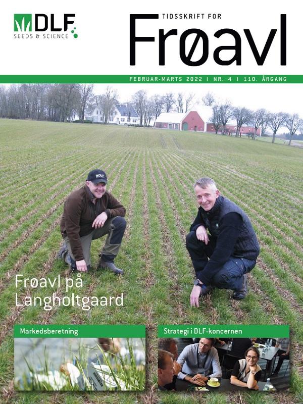 Forside fra Tidsskrift for Frøavl med frøavlskonsulenter i marken